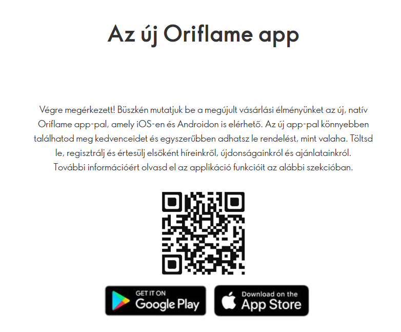 Oriflame app